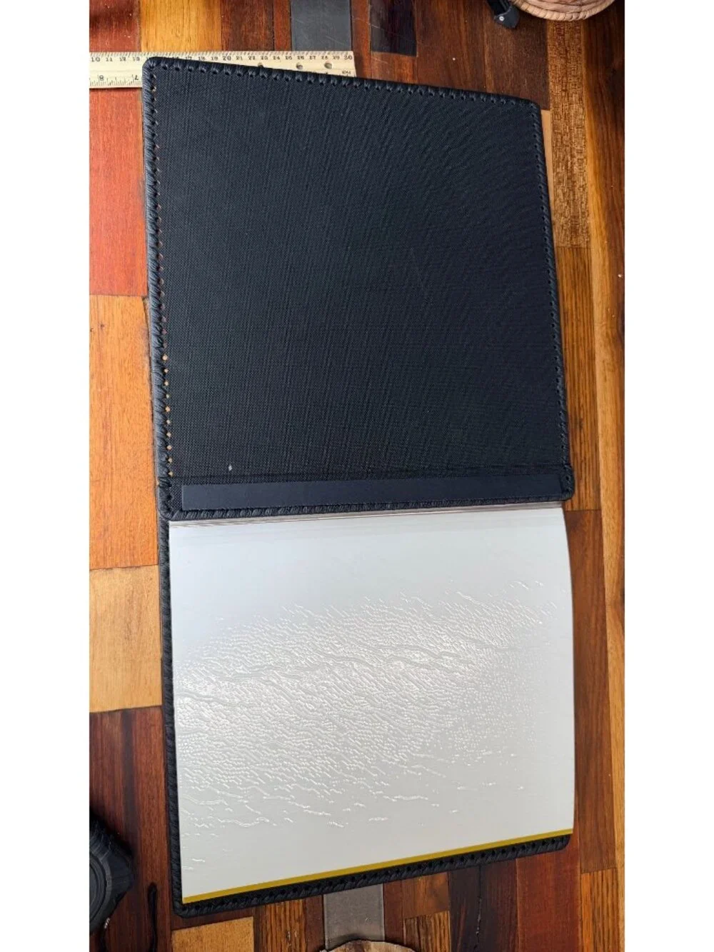 Self Adhesive Photo Album Green Leather Vintage Large Sticky Pages